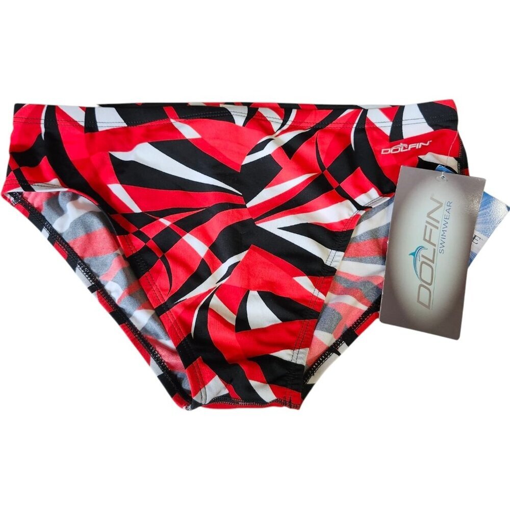 DOLFIN Mens Reliance Red Viper All-Over Racer‎ P7800 Size 36 NWT